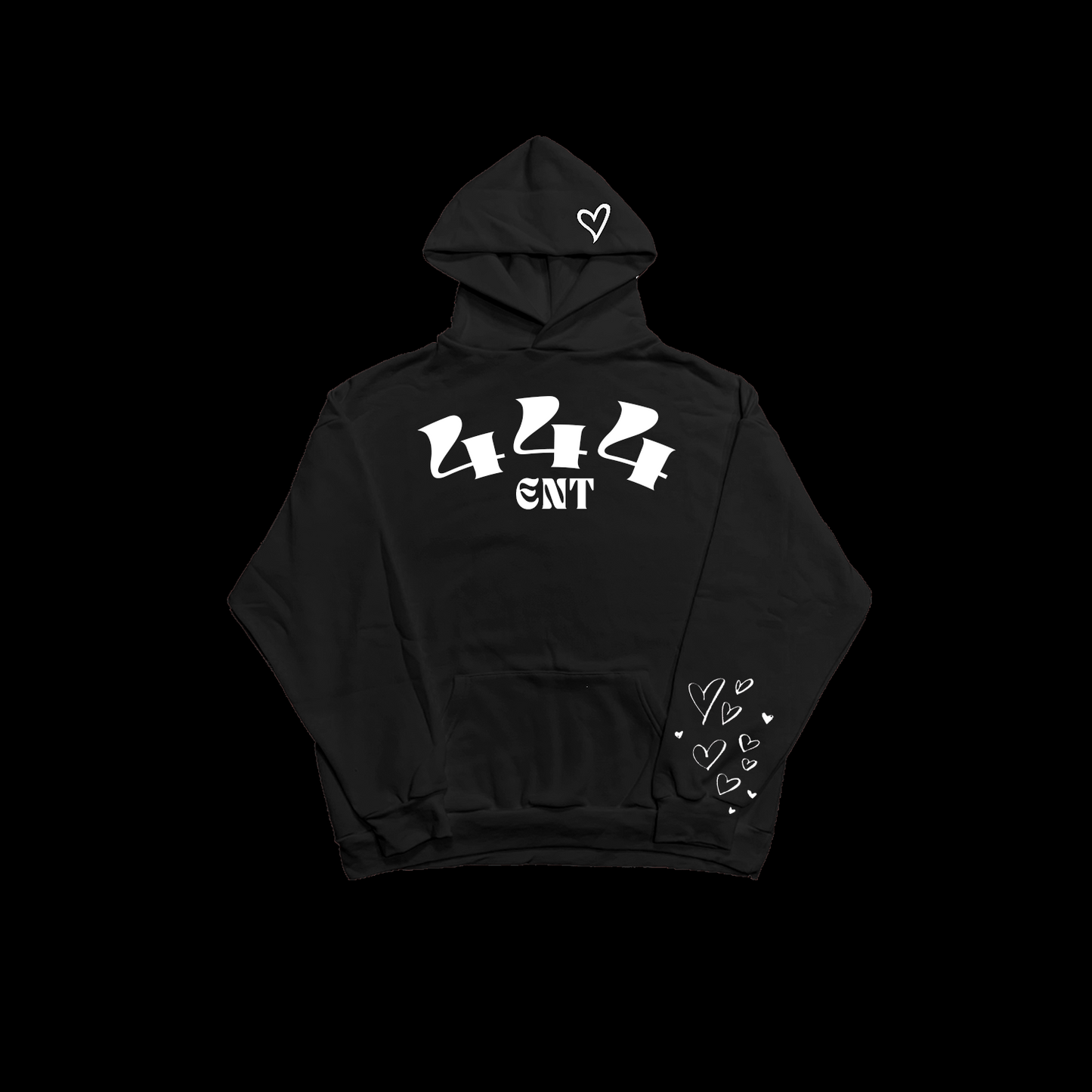 Black 444 Hoodie