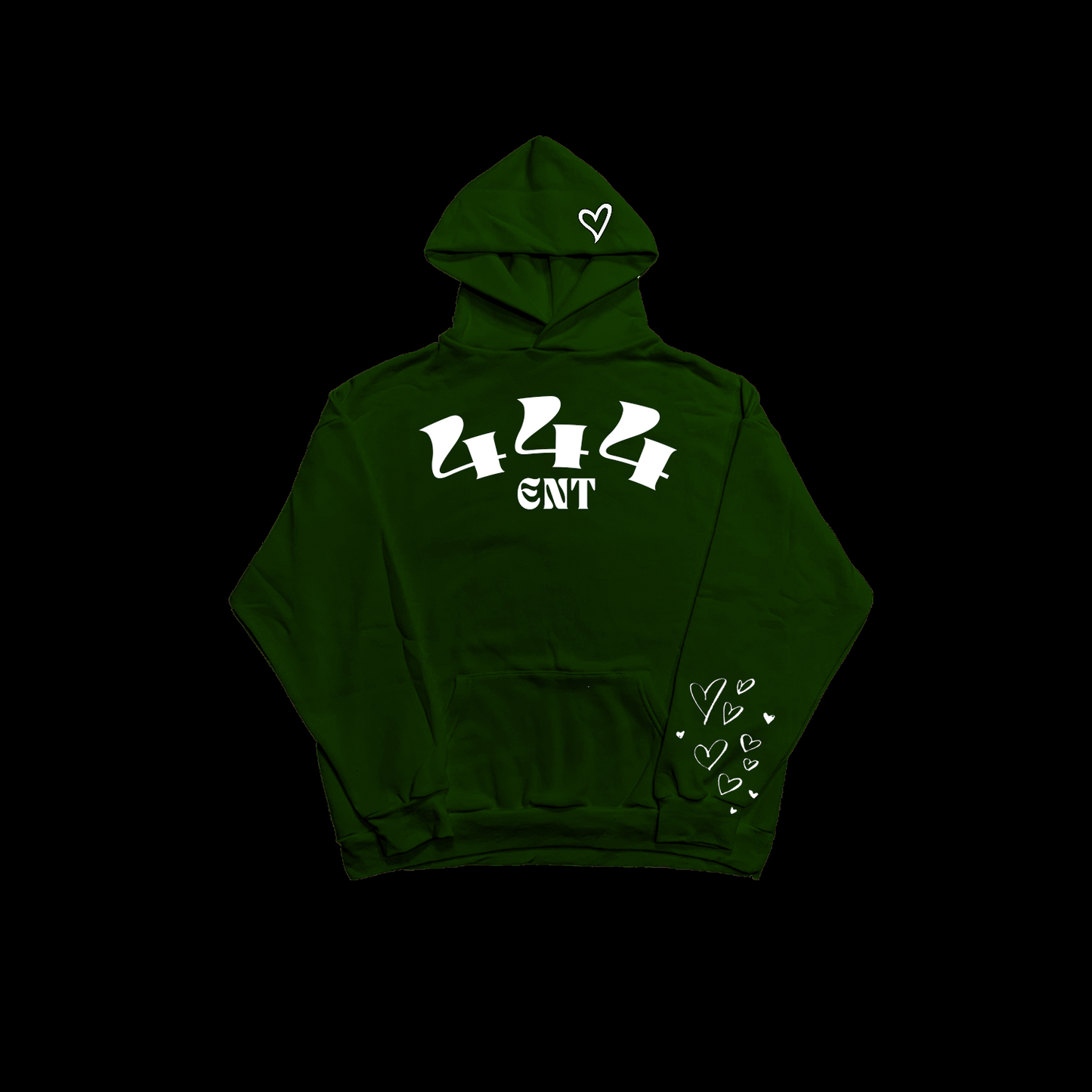 Dark Green 444 Hoodie